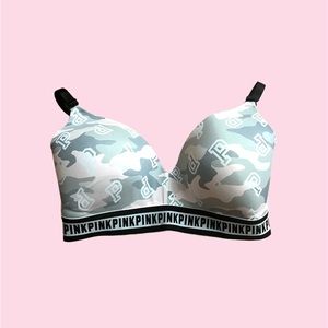 Victoria’s Secret Pink camo padded bra
